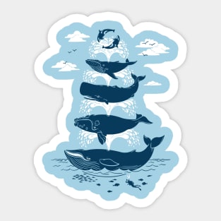 Whale of a Time Sticker